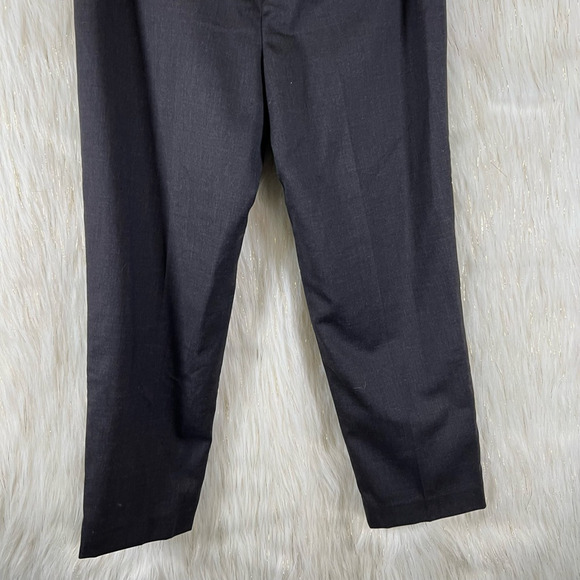 Pendleton Womens Dress Career Pants Gray High Rise Pockets Wool Zip USA 12 New - Picture 6 of 10